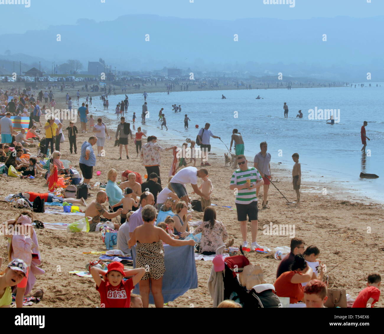 Ayr, Ayrshire, Scotland, UK, 20th April, 2019, UK Weather Record