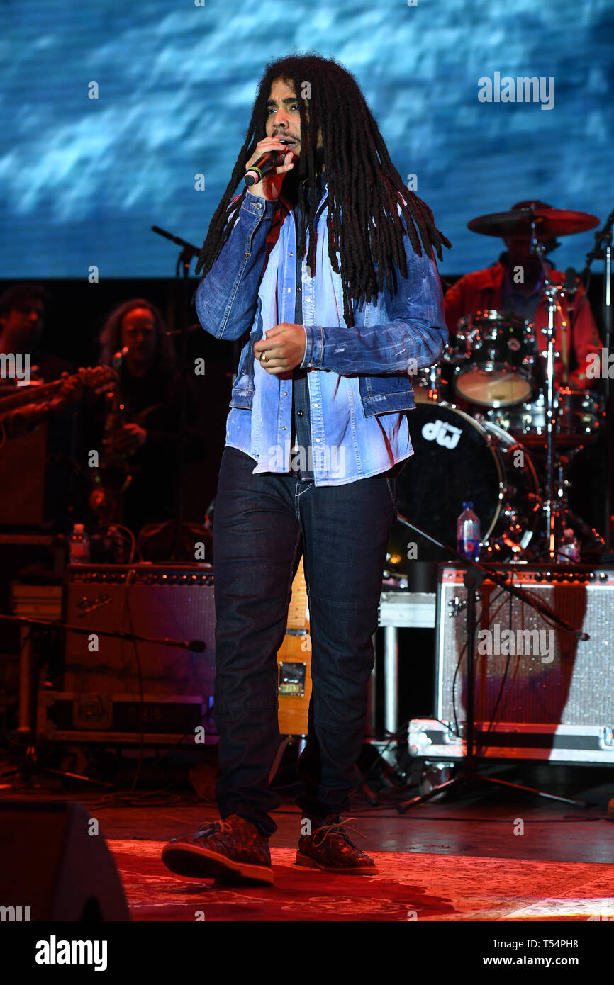Miami Fl Usa 20th Apr 2019 Ziggy Marley Julian Marley