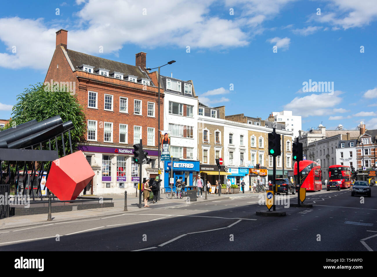 Fulham Broadway, Fulham, London Borough of Hammersmith and Fulham, Greater London, England, United Kingdom Stock Photo