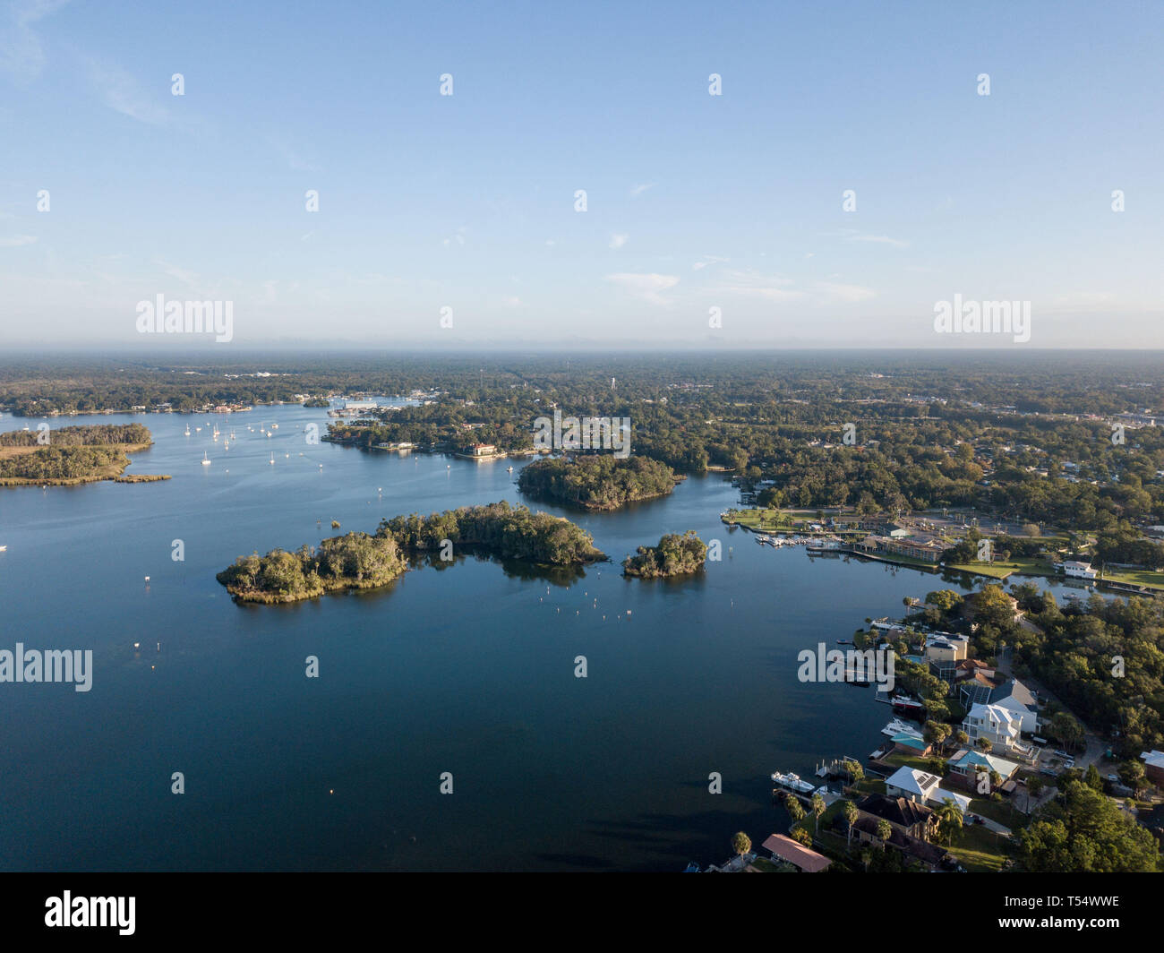 Crystal river florida aerial hires stock photography and images Alamy