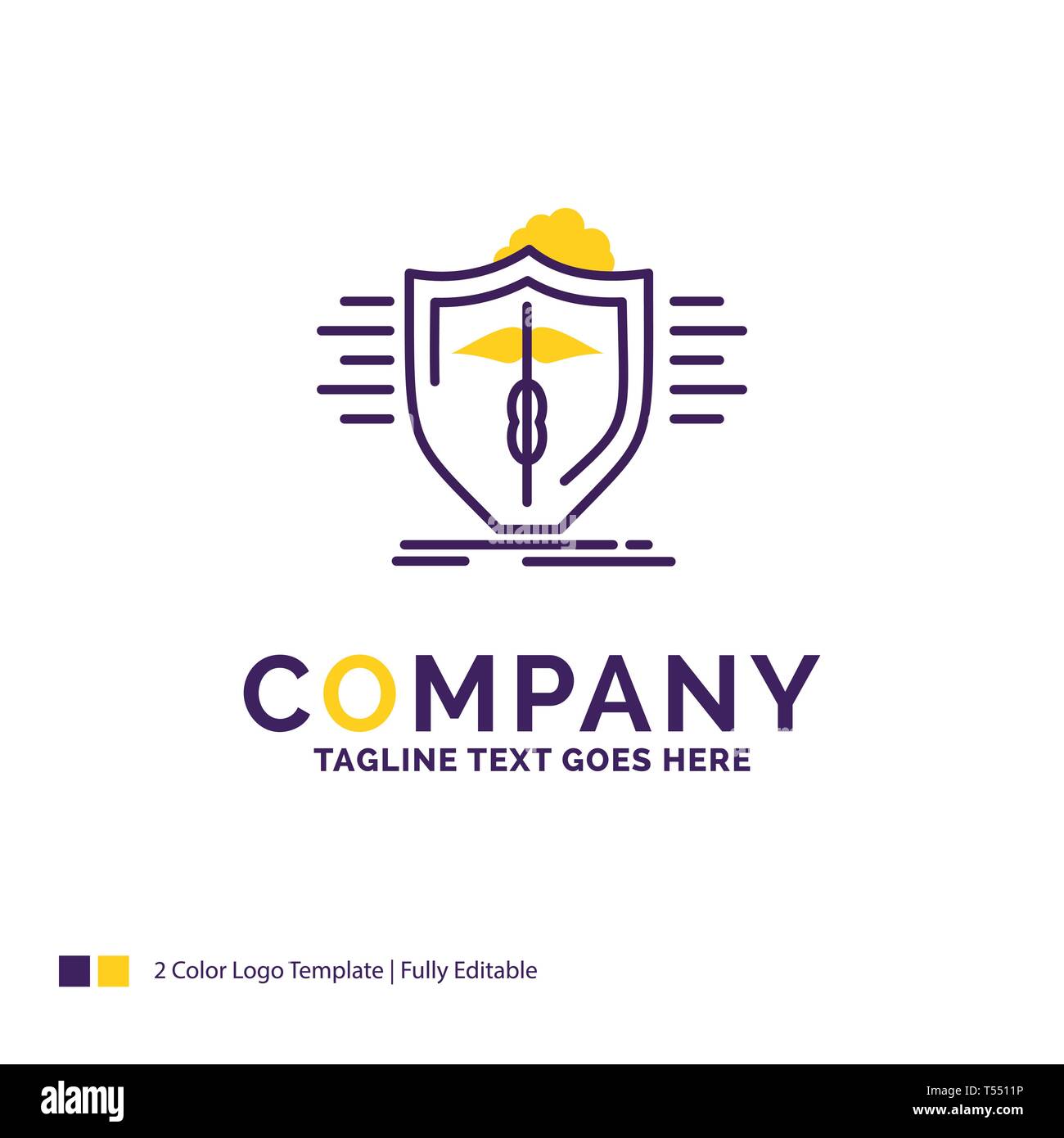 Company Name Logo Design For Insurance Health Medical
