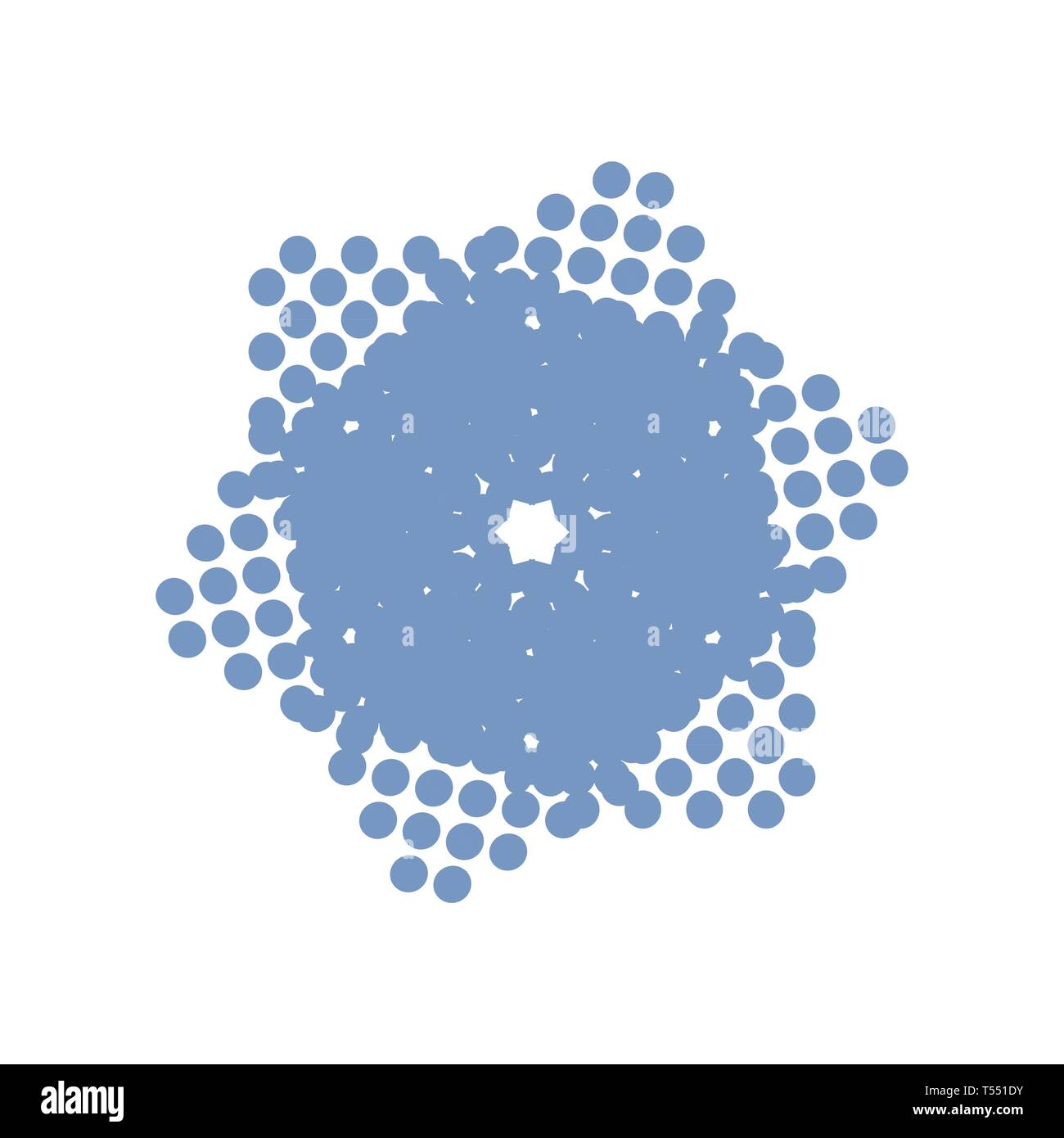 Grunge Isolated Snowflake Stock Vector
