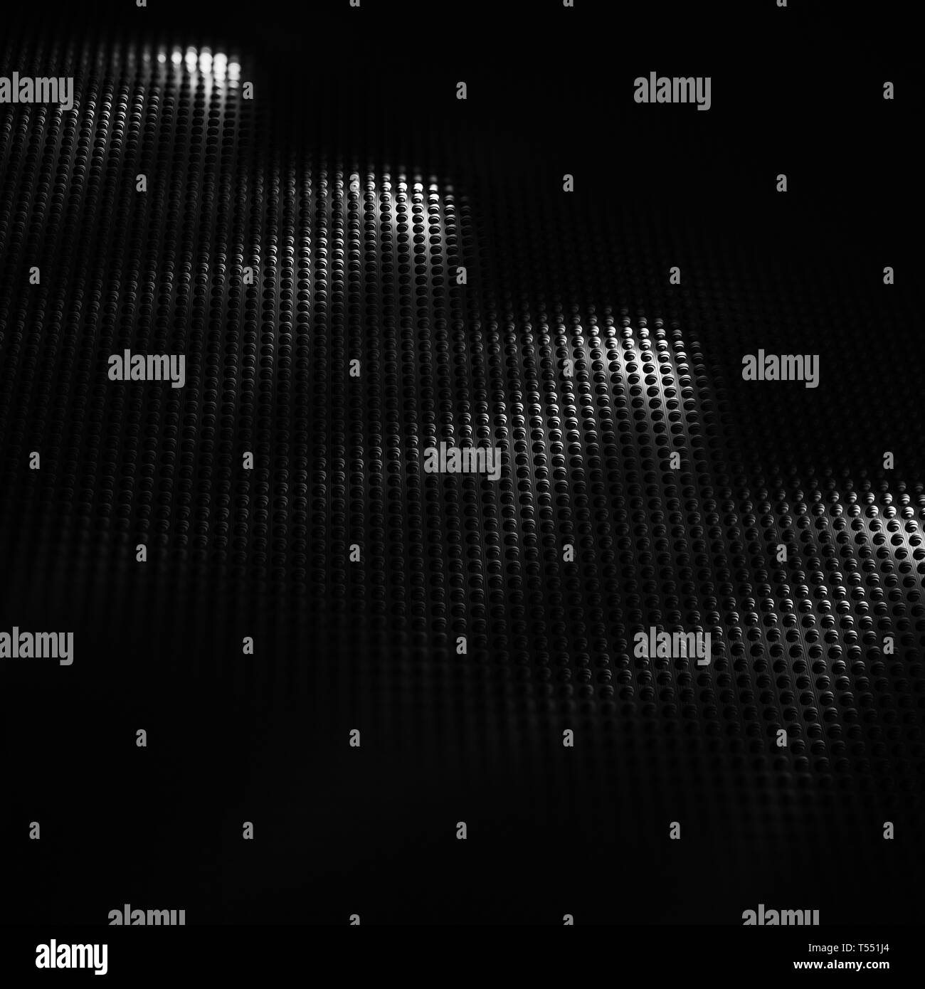 Spot photometric lights. Metal textured surface. Illuminated show party ...