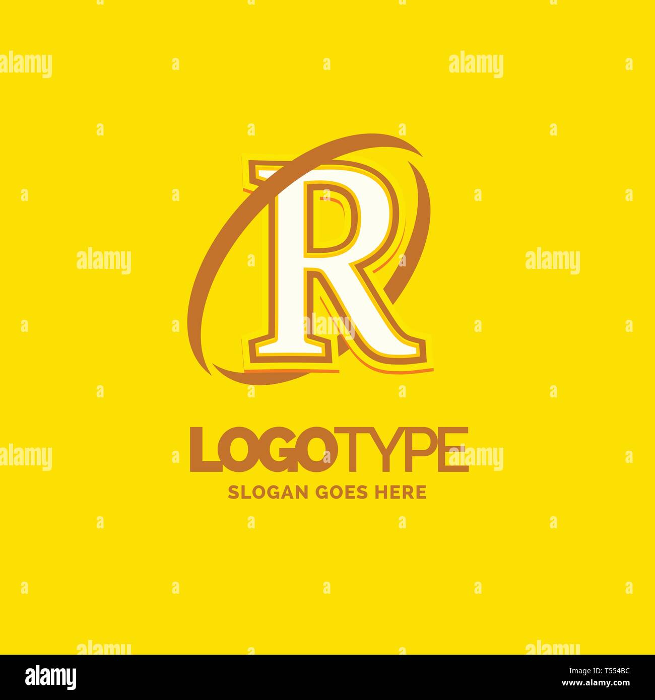 Yellow R Stock Vector Images Alamy