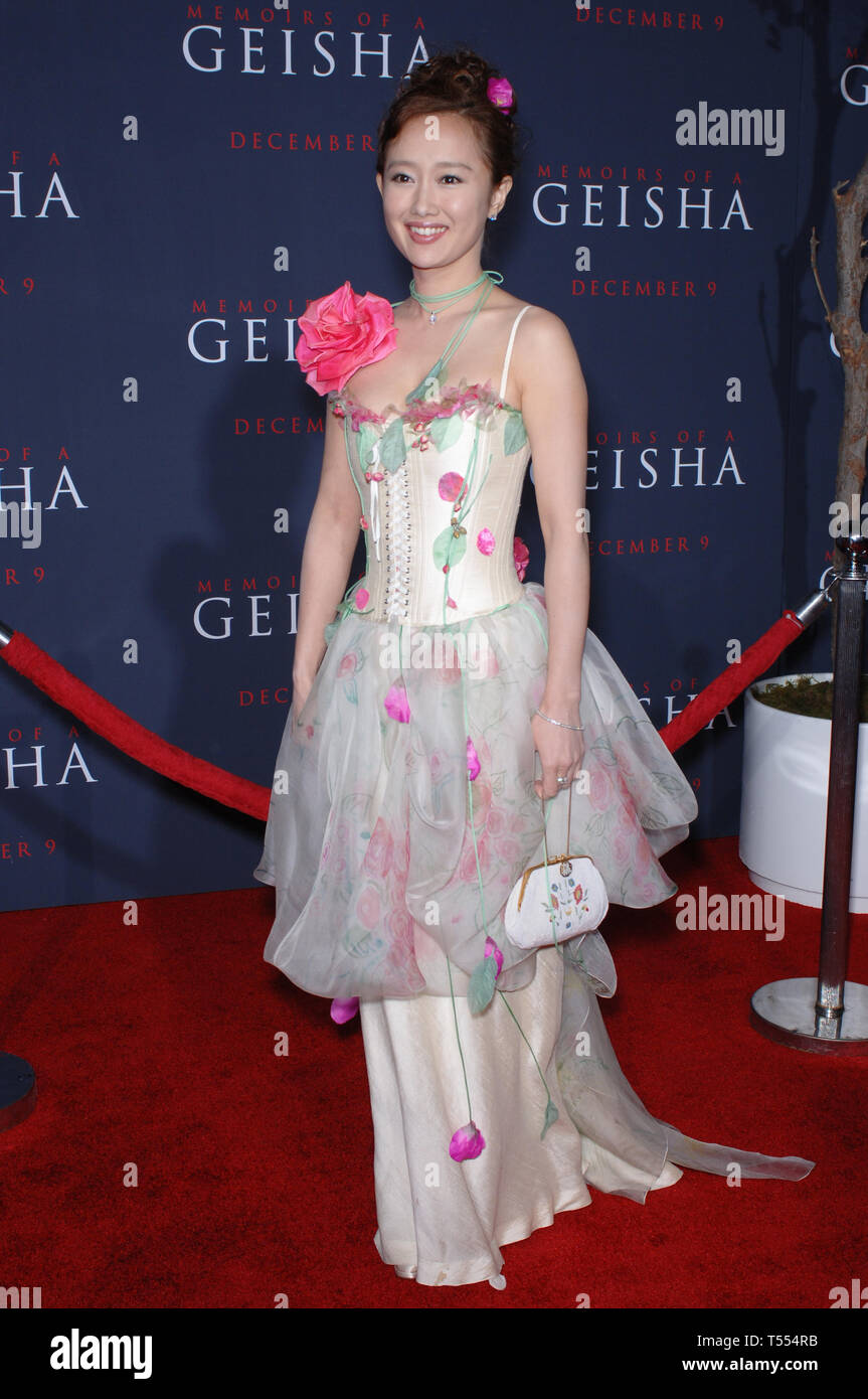 LOS ANGELES, CA. December 04, 2005: Actress YOUKI KUDOH at the Los Angeles premiere of  her new movie Memoirs of a Geisha. © 2005 Paul Smith / Featureflash Stock Photo