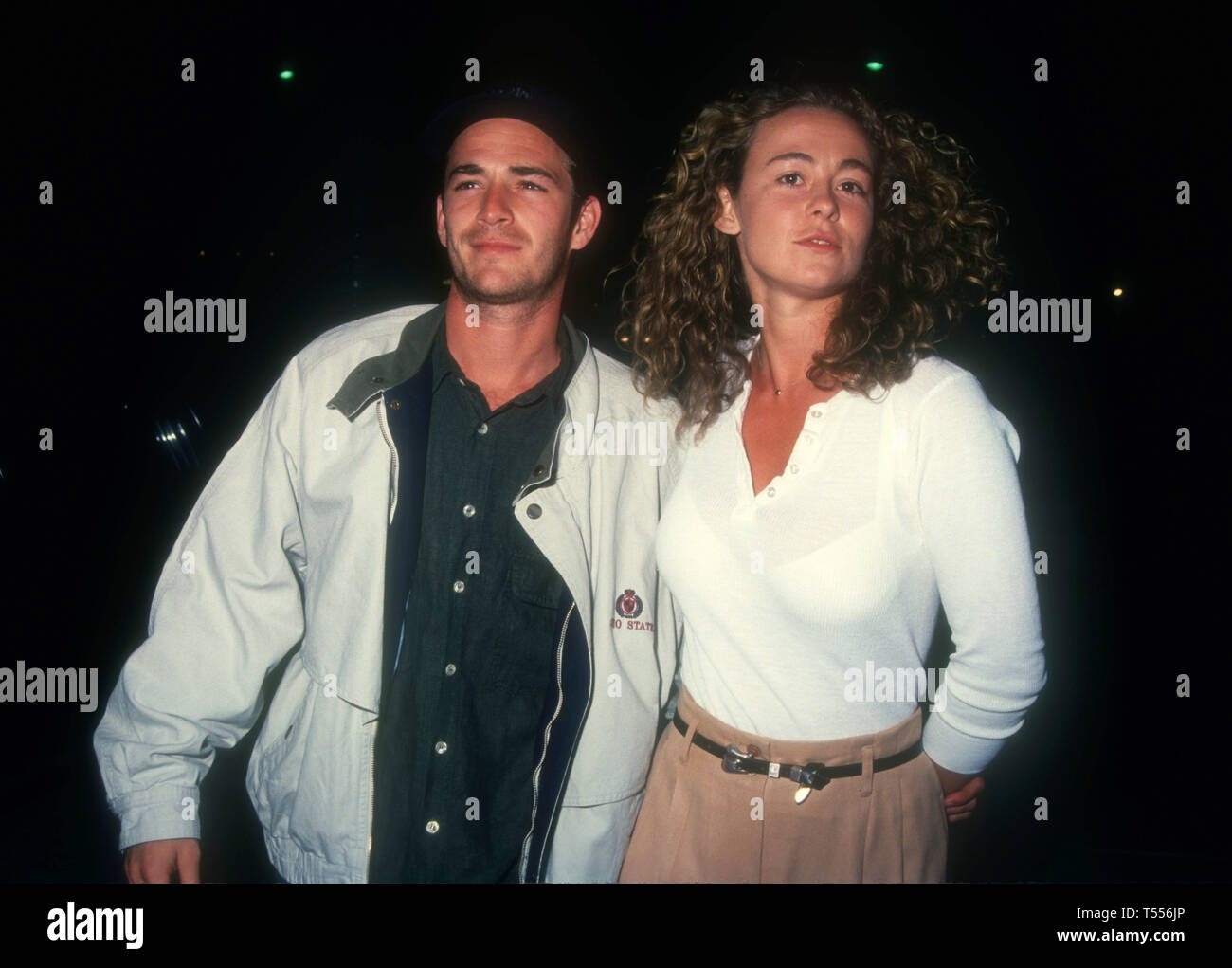 Beverly Hills California Usa 4th April 1994 Actor Luke Perry And