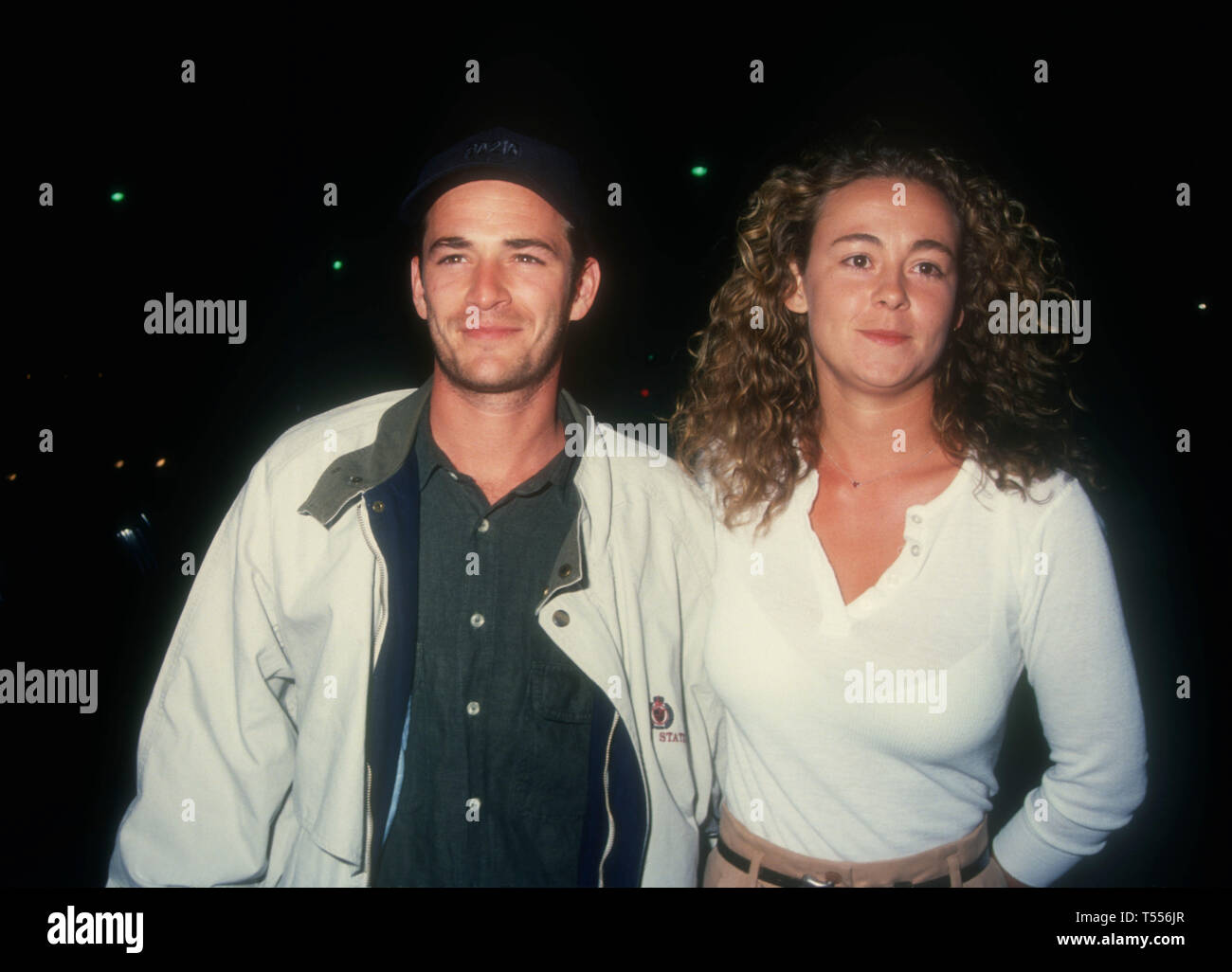 Beverly Hills California Usa 4th April 1994 Actor Luke Perry And