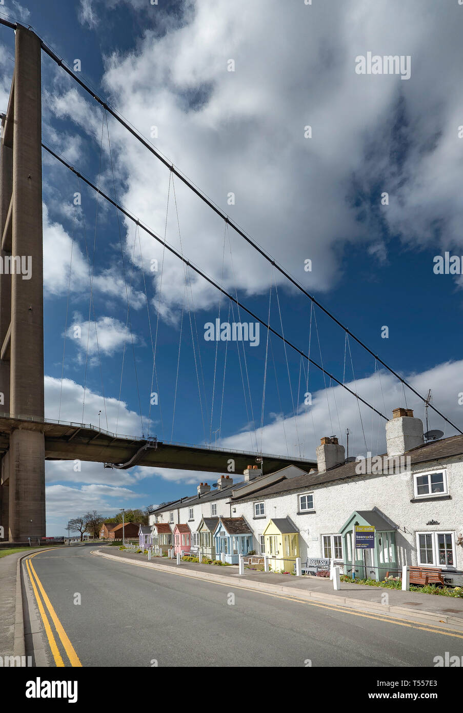 The Humber Bridge Stock Photo