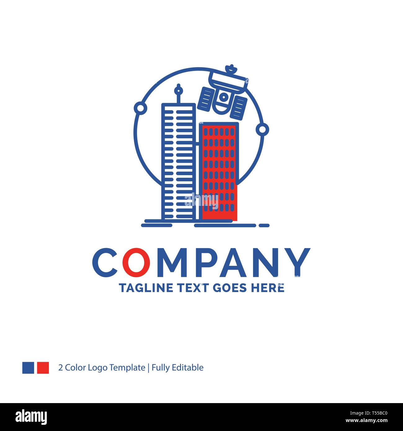 Company Name Logo Design For Building Smart City Technology