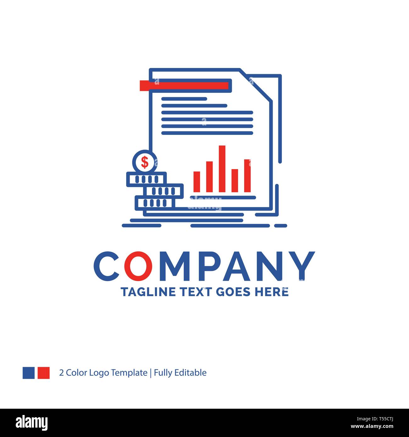 Company Name Logo Design For Economy Finance Money Information