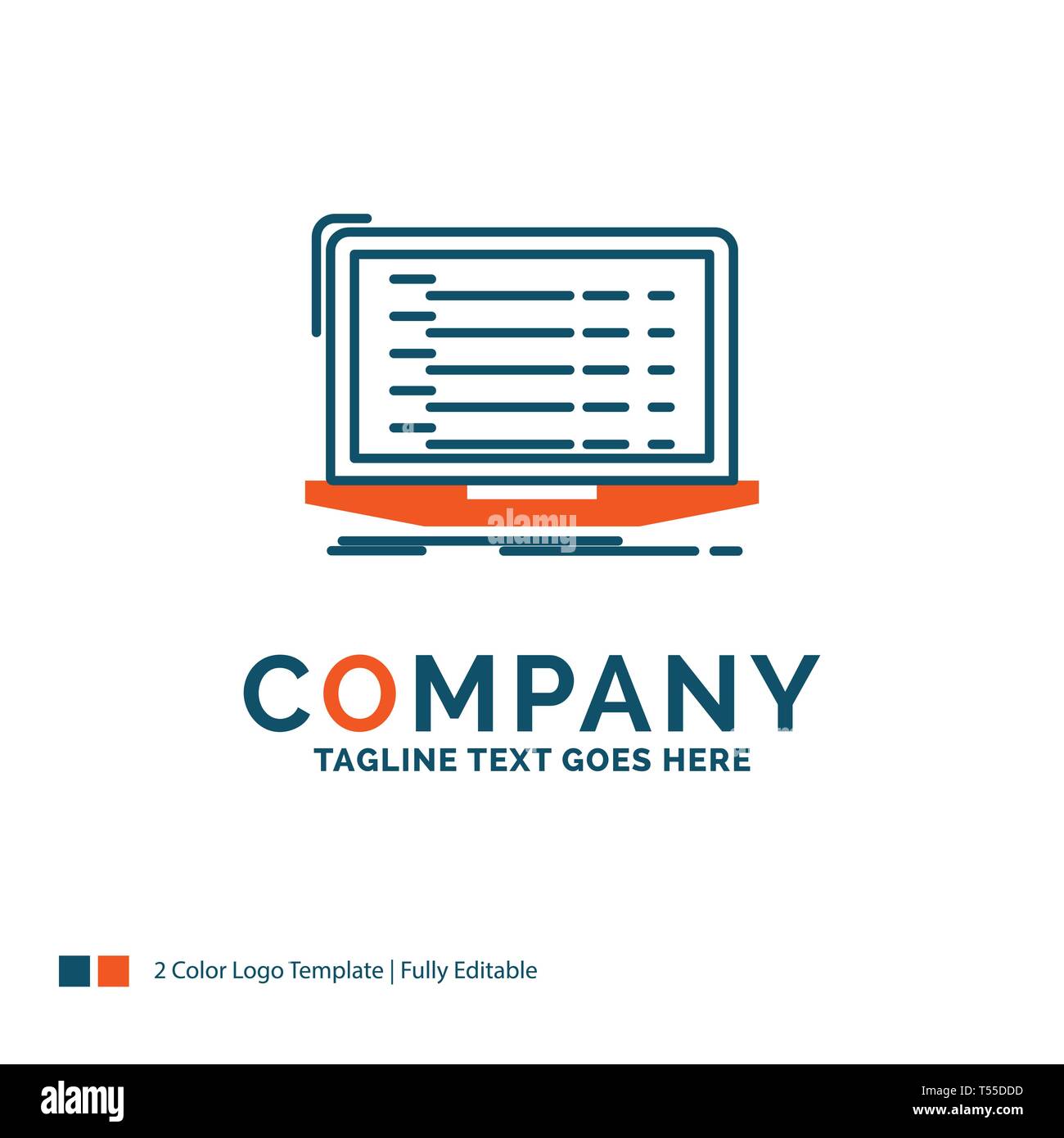 Laptop logo Stock Vector Images Alamy