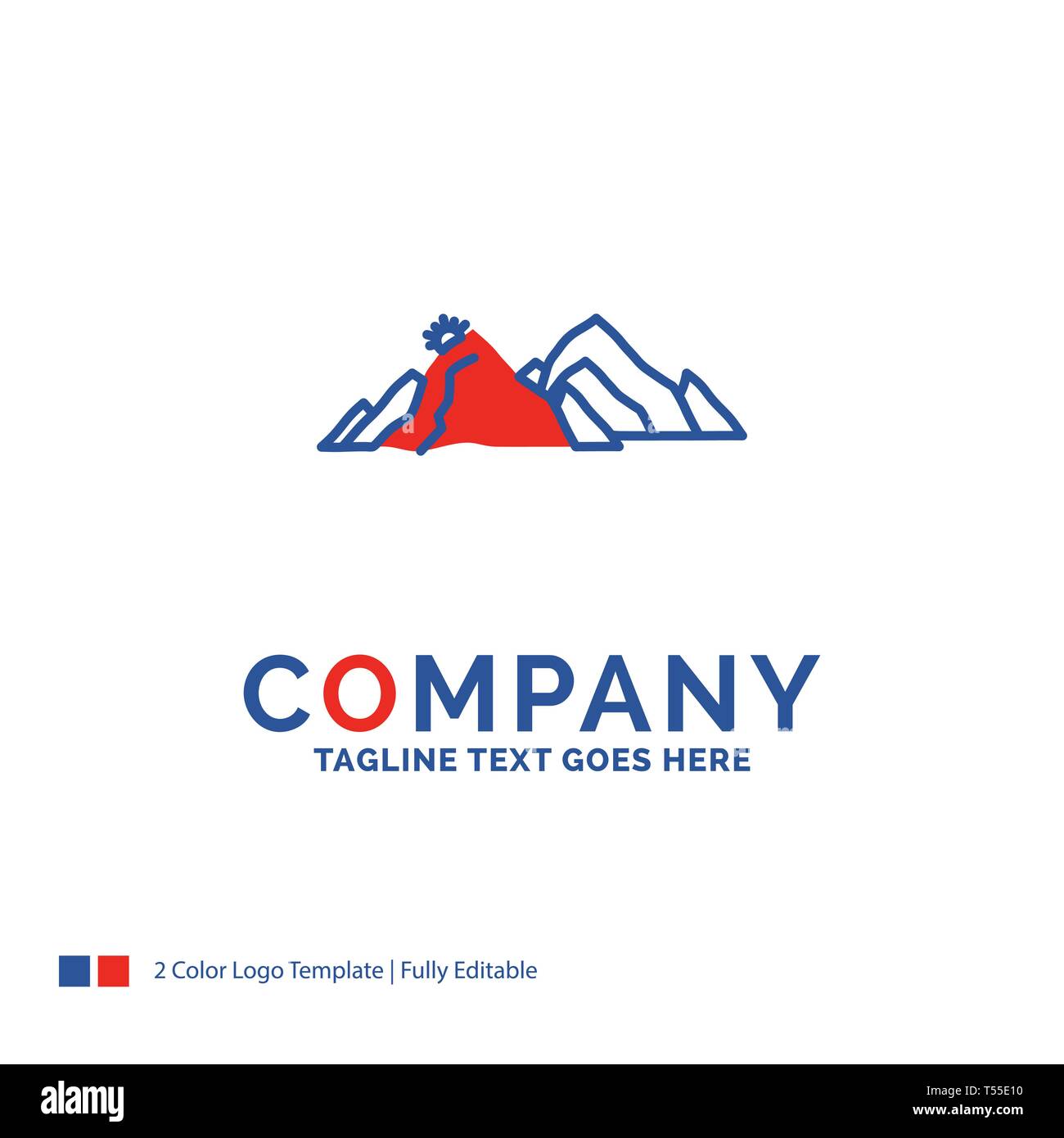 Company Name Logo Design For Mountain Landscape Hill Nature Scene Blue And Red Brand Name Design With Place For Tagline Abstract Creative Logo T Stock Vector Image Art Alamy,Industrial House Design Exterior