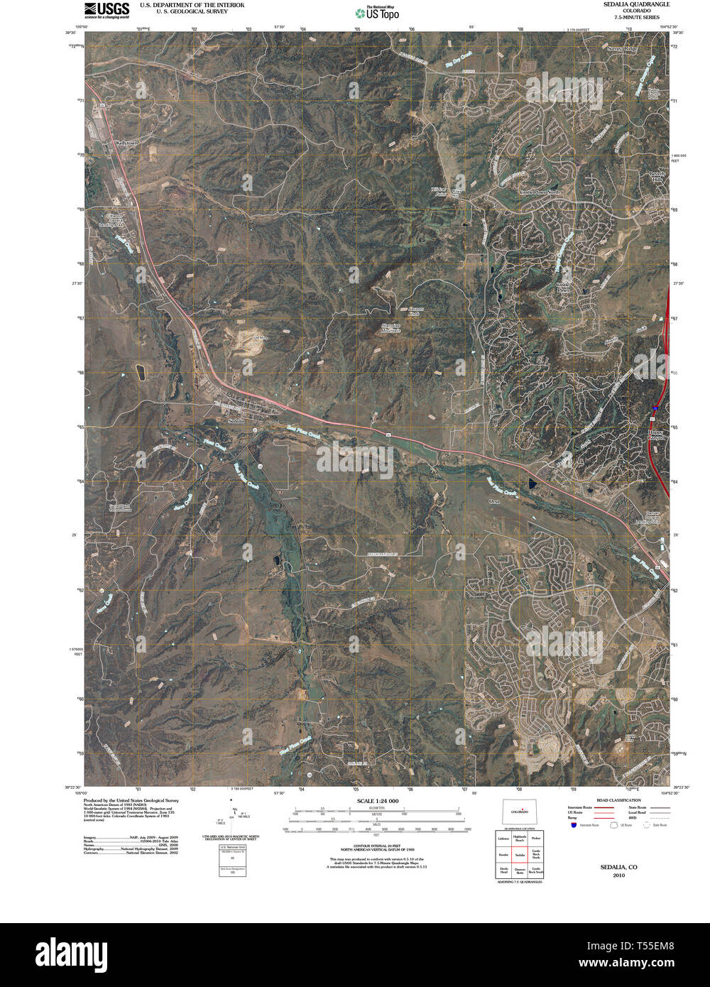 Map of sedalia hires stock photography and images Alamy