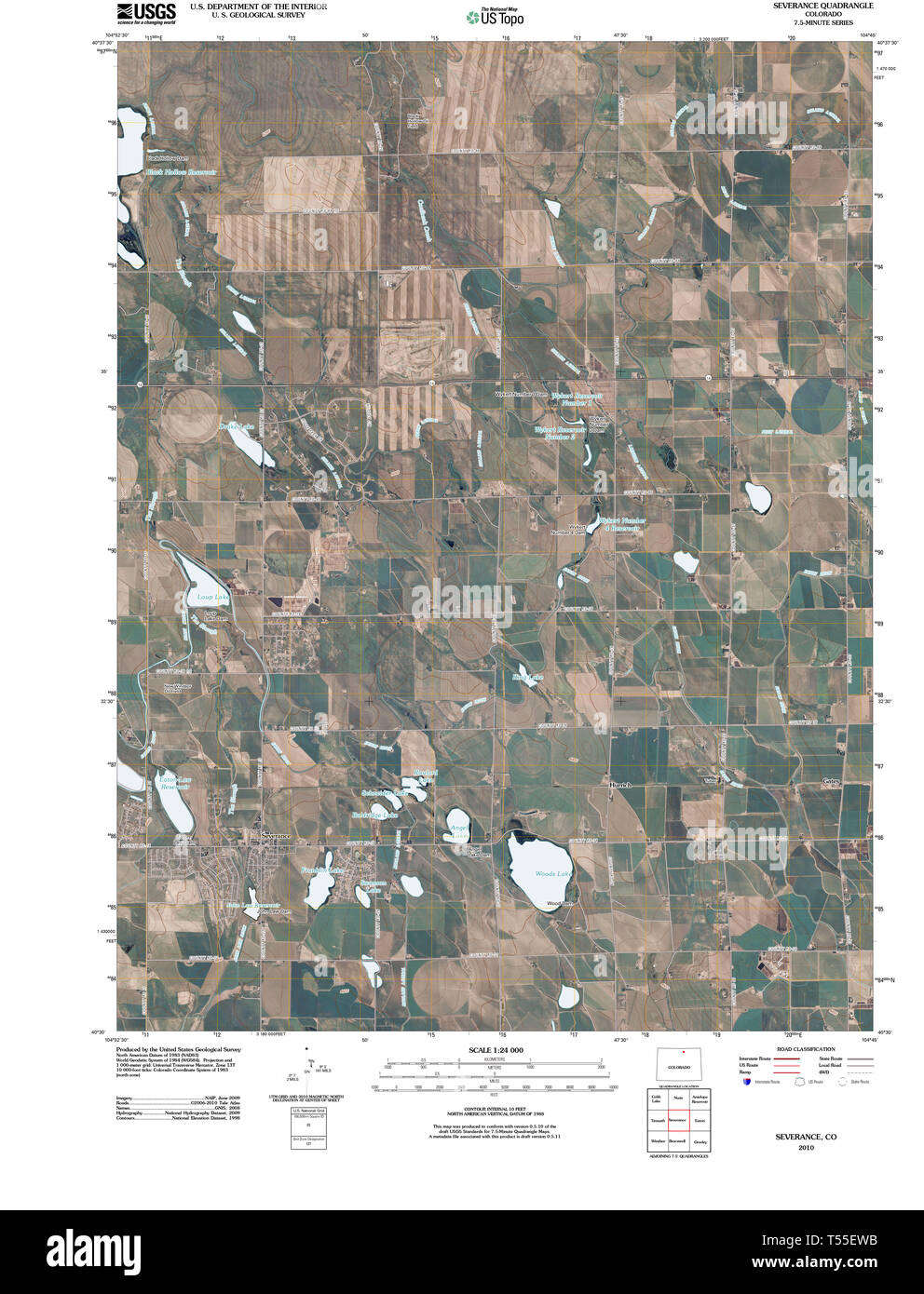 Map of severance hires stock photography and images Alamy