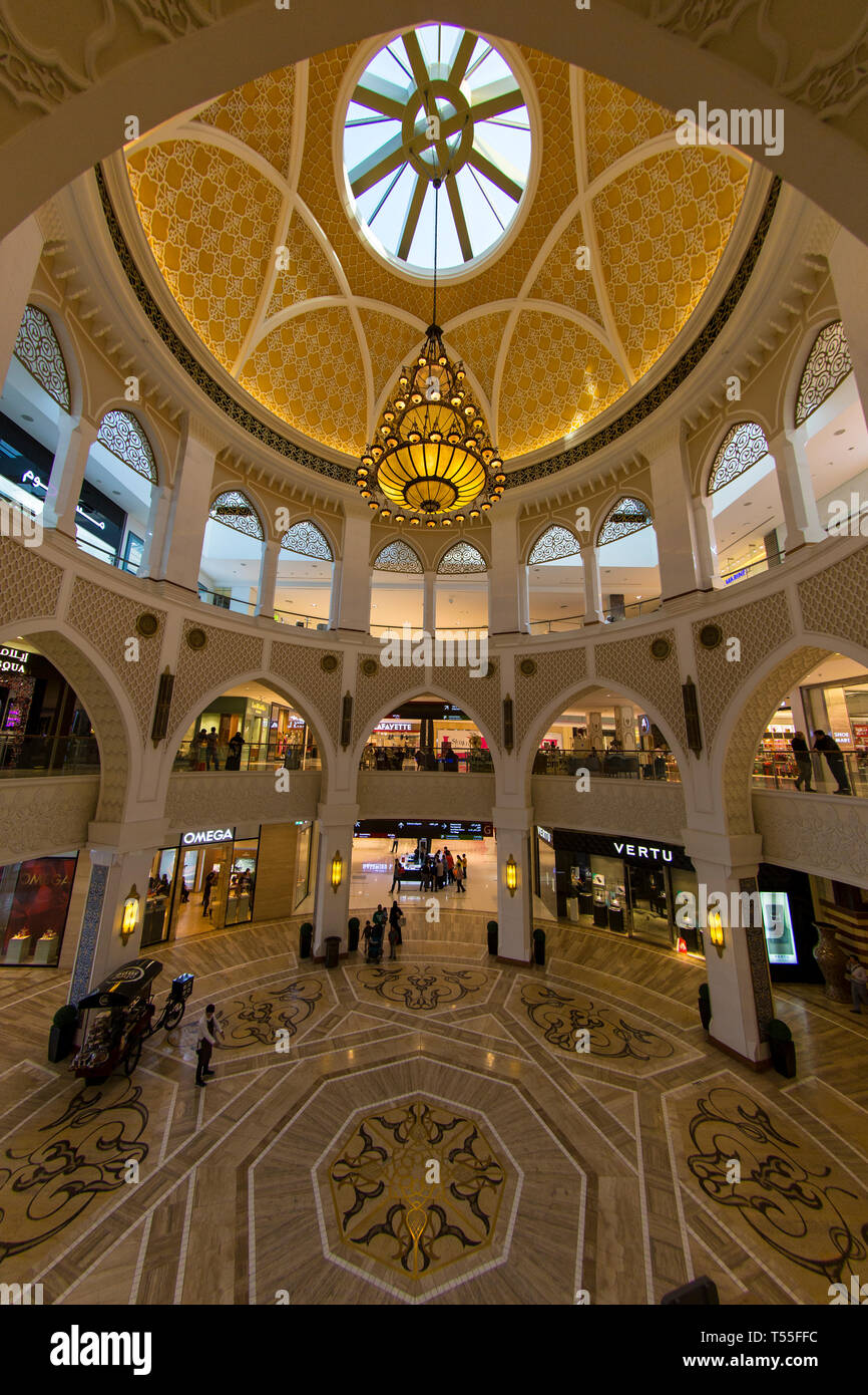 UAE, Dubai, Dubai Mall Stock Photo