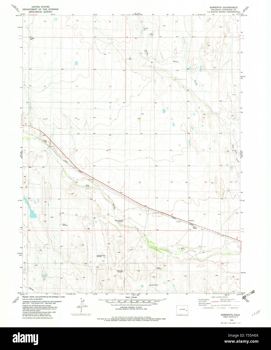 Map of sorrento hires stock photography and images Alamy