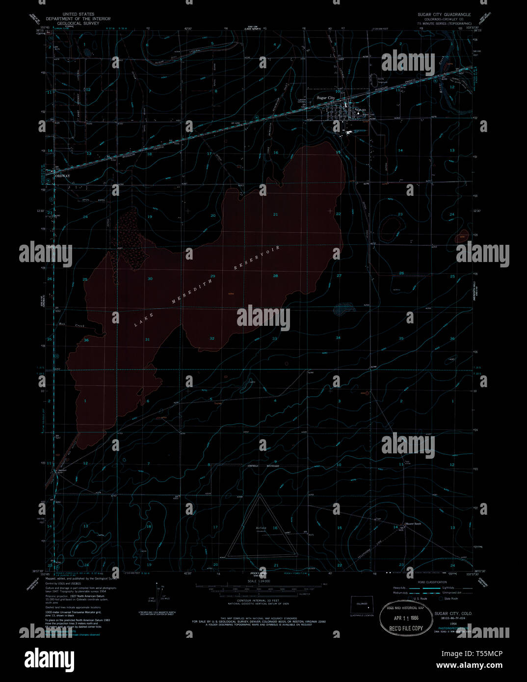 Sugar city colorado map hires stock photography and images Alamy