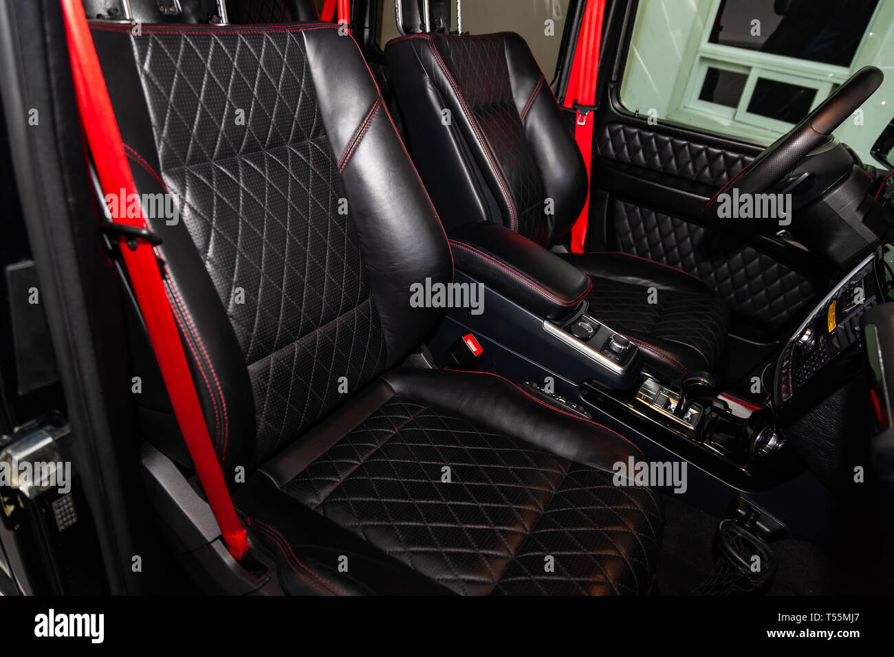 Novosibirsk Russia 04 12 19 The Interior Of The Car Mercedes Benz G Class G350 With A View Of The Steering Wheel Dashboard Seats And Multimedi Stock Photo Alamy Novosibirsk Russia 04 12 19 The Interior Of The Car Mercedes Benz G Class G350 With A View Of The Steering Wheel Dashboard Seats And Multimedi Stock Photo Alamy