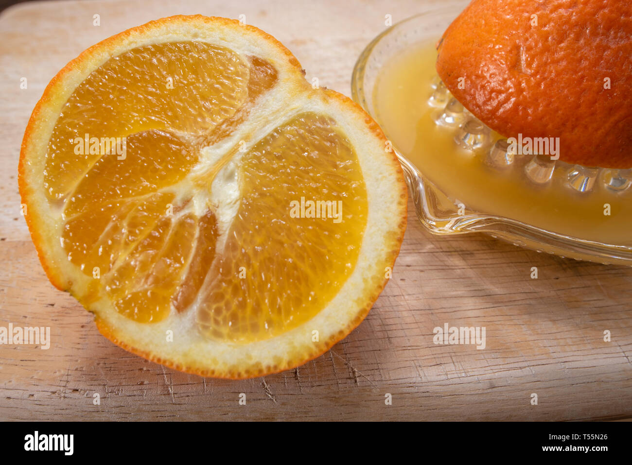 Fresh Orange Juice UK Stock Photo Alamy