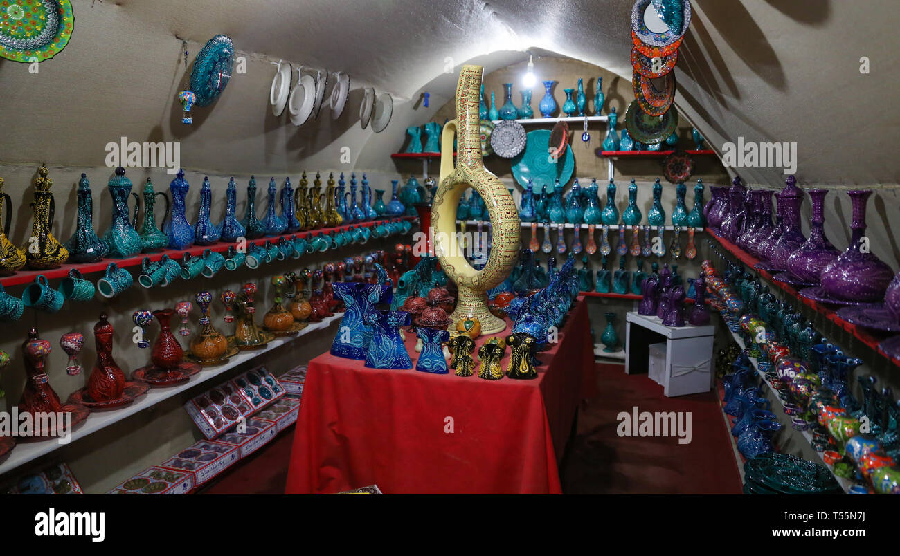 Souvenir shop in Cappadocia, Nevsehir City, Turkey Stock Photo Alamy