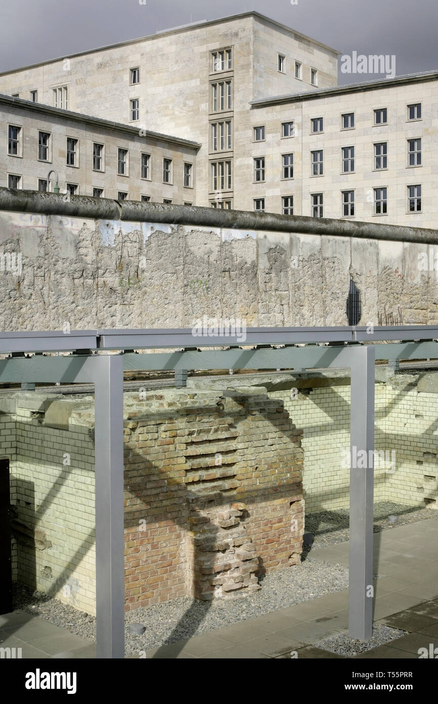The Topography Of Terror Berlin Wall And Detlev Rohwedder Haus