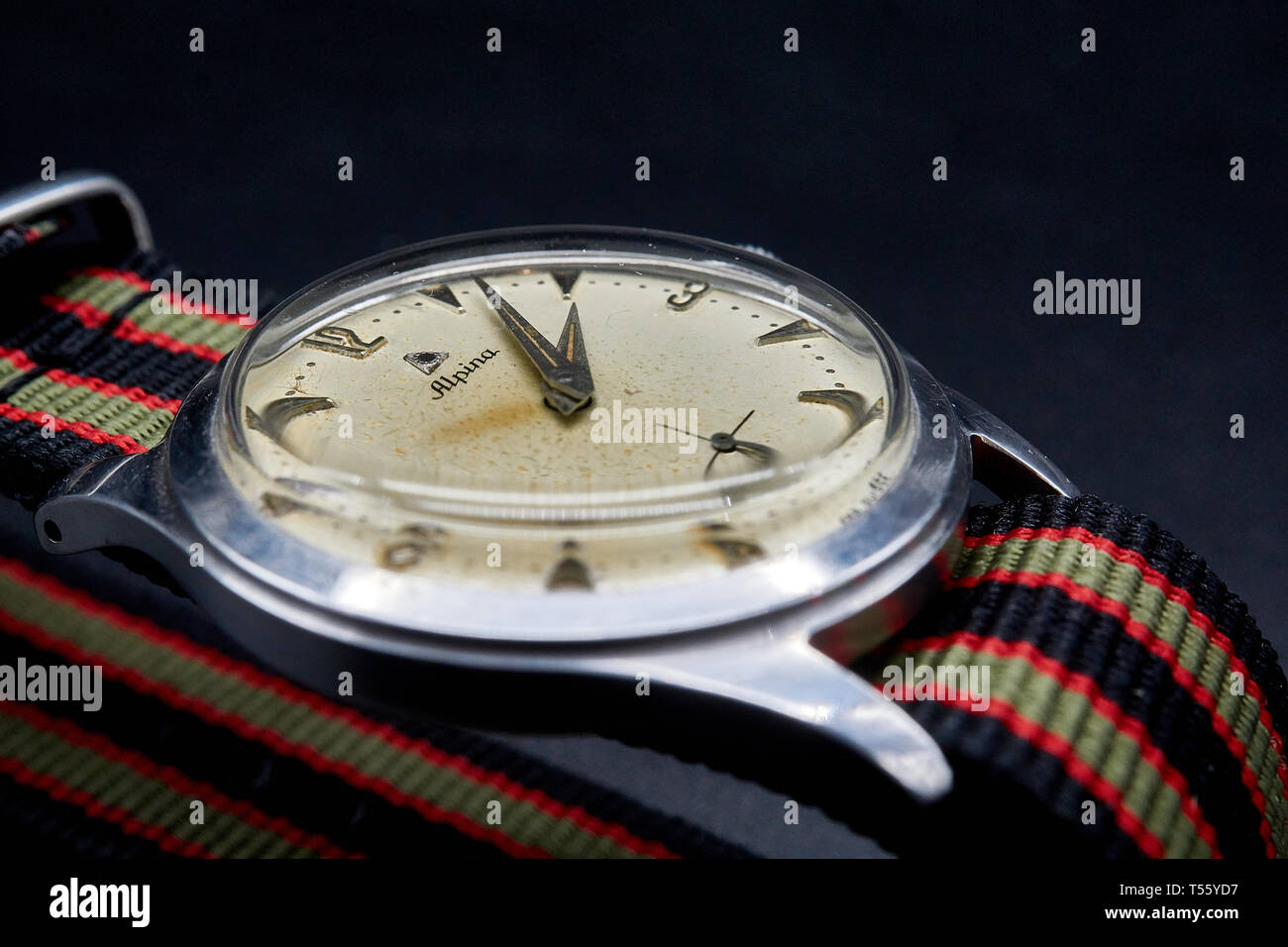 vintage alpina 4 watch Stock Photo Alamy