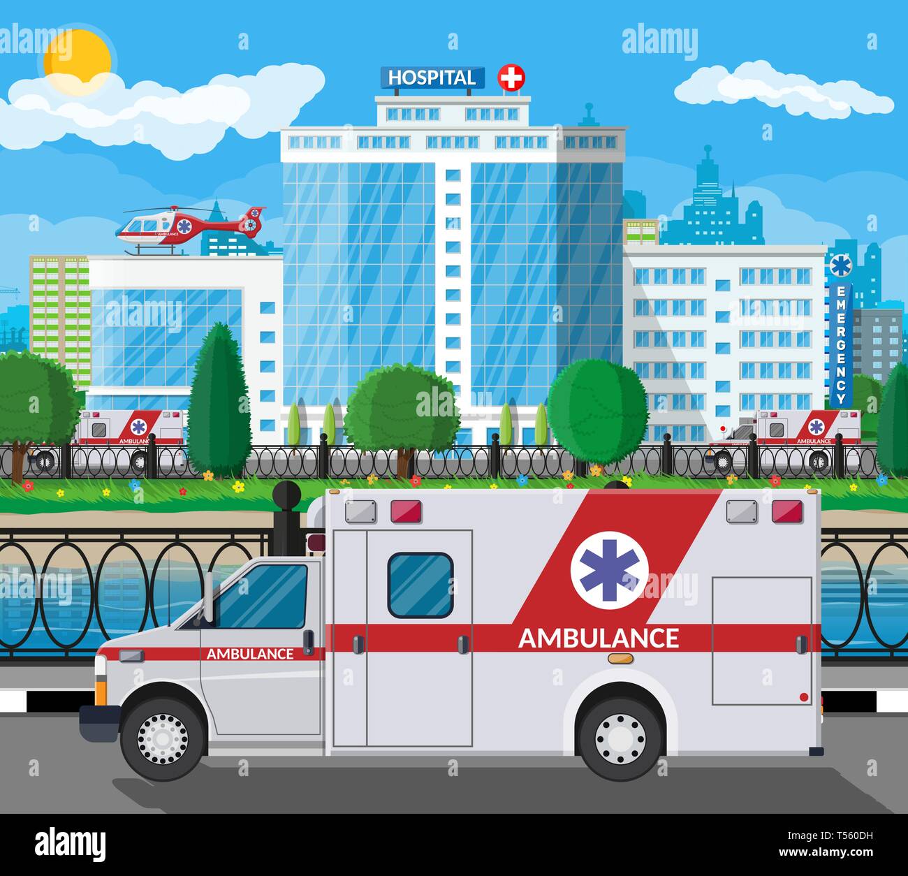 Hospital building, medical icon. Healthcare, hospital and medical