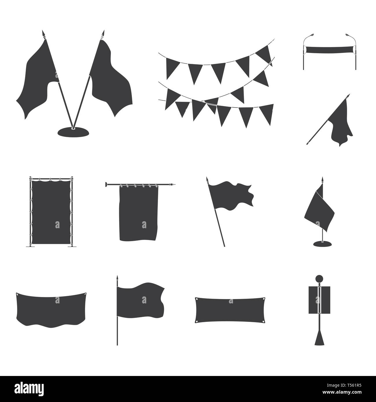 Flag Banner Curtain Cloth Rope Lamp Screen Sheet Decoration Post