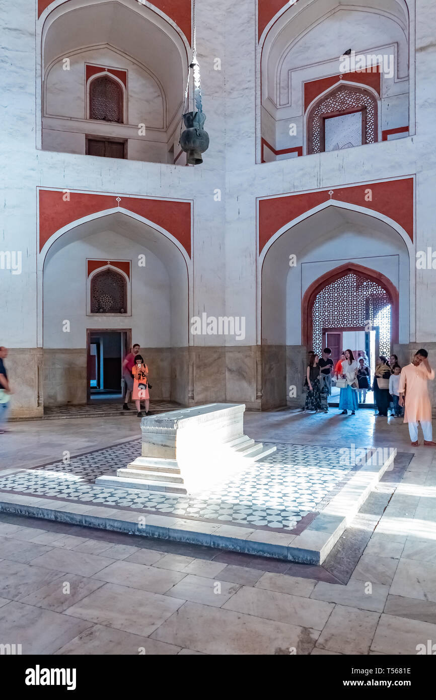 New Delhi, India, 30 Mar 2019 - Interior of Humayun's Tomb of the ...