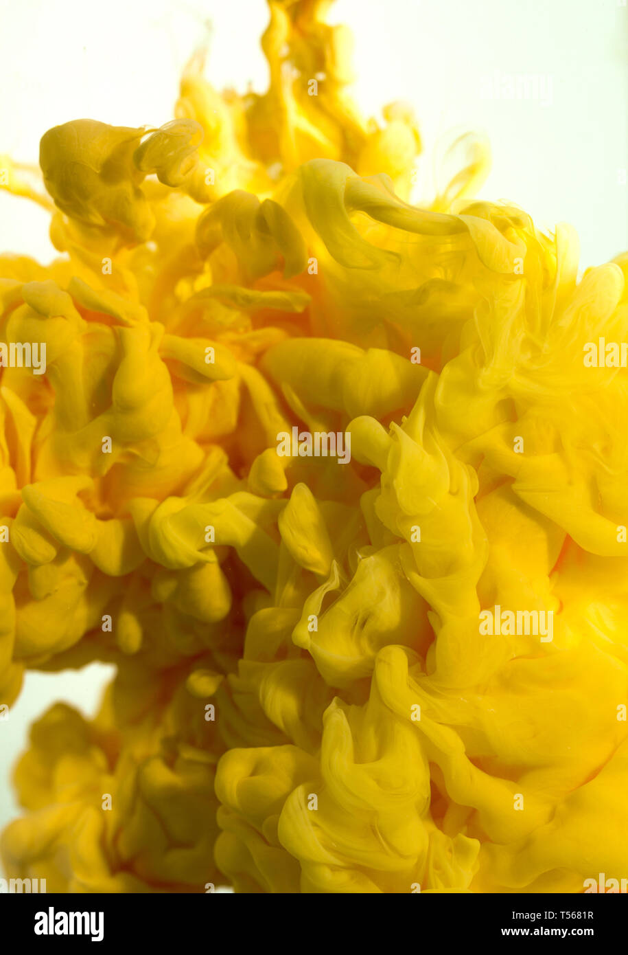 colorful ink drops in water Stock Photo Alamy