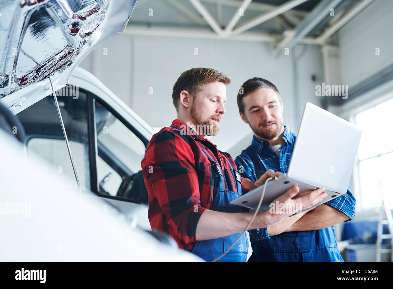 Looking for technical information Stock Photo