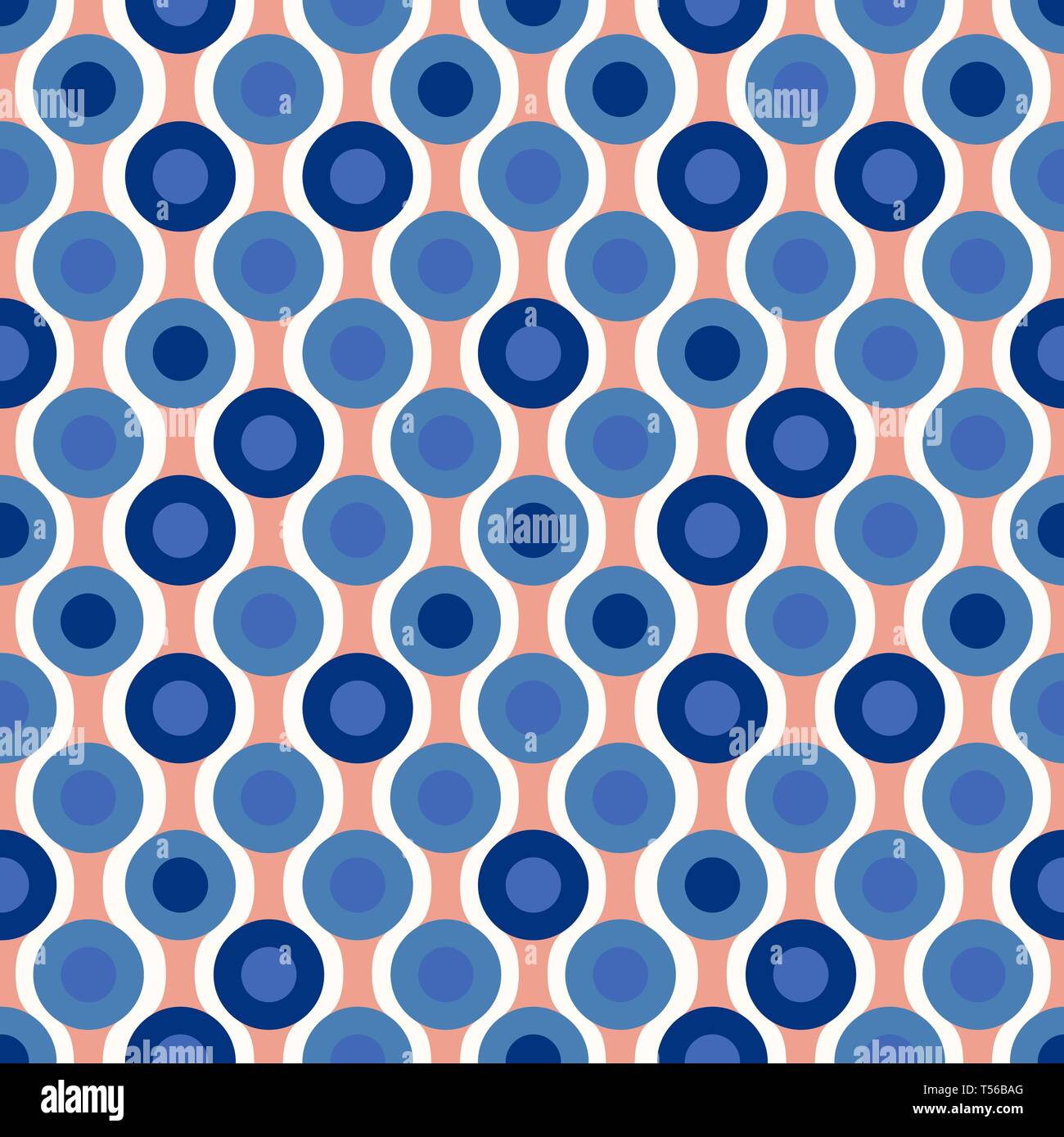 Seamless hand drawn abstract pattern. Stock Vector