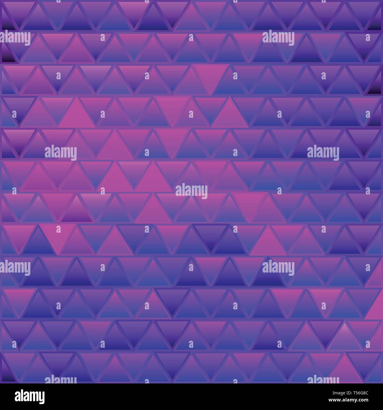 abstract vector stained-glass triangle mosaic background - purple and ...