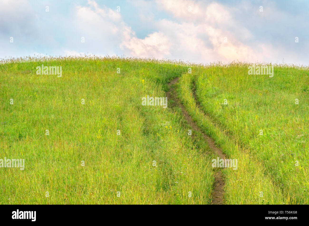 Curve Turn Hill Road Mountain Winding Stock Photos & Curve Turn Hill ...