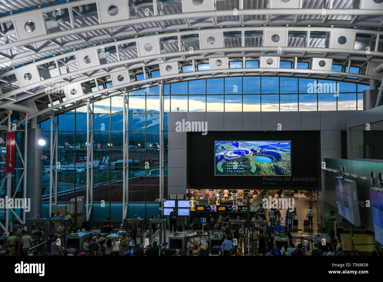 SJO airport Costa Rica inside view Stock Photo - Alamy
