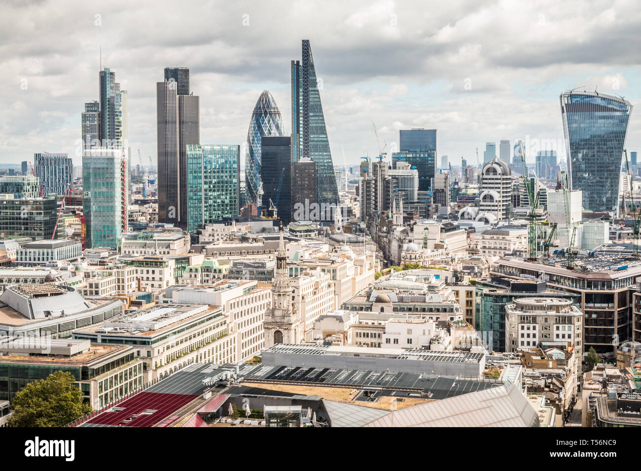 The Skyline of London Stock Photo