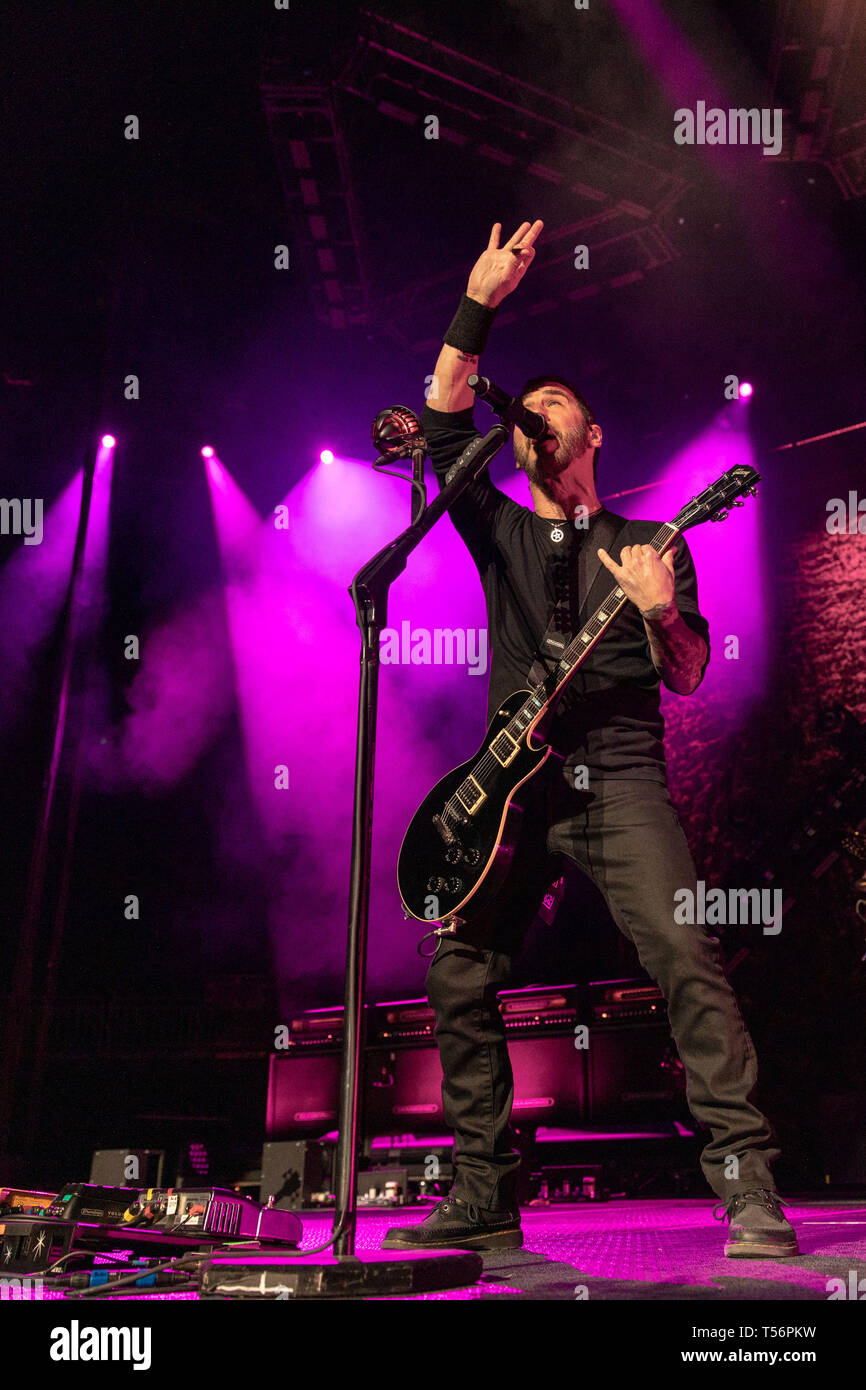April 20, 2019 Milwaukee, Wisconsin, U.S SULLY ERNA of Godsmack at