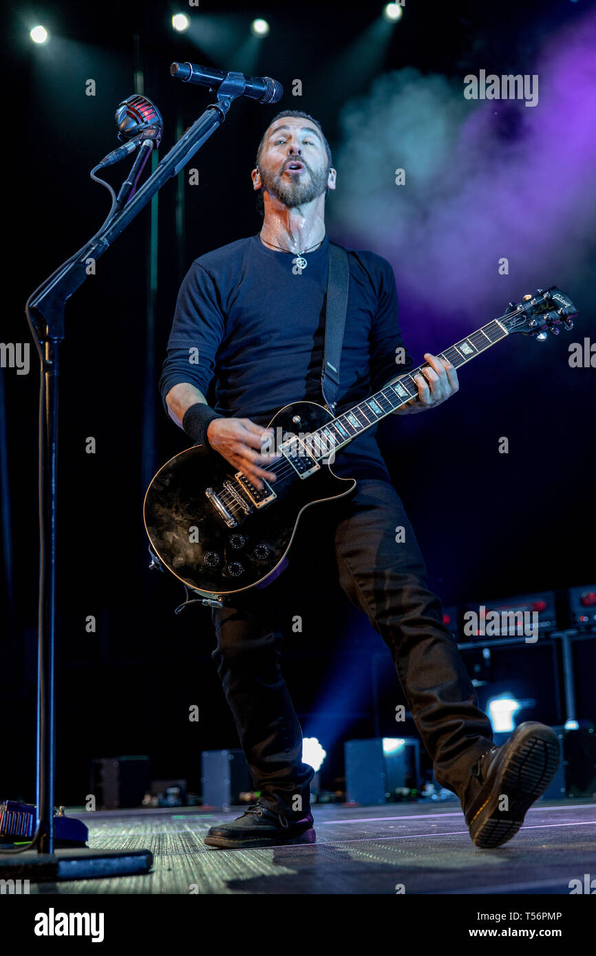 April 20, 2019 Milwaukee, Wisconsin, U.S SULLY ERNA of Godsmack at