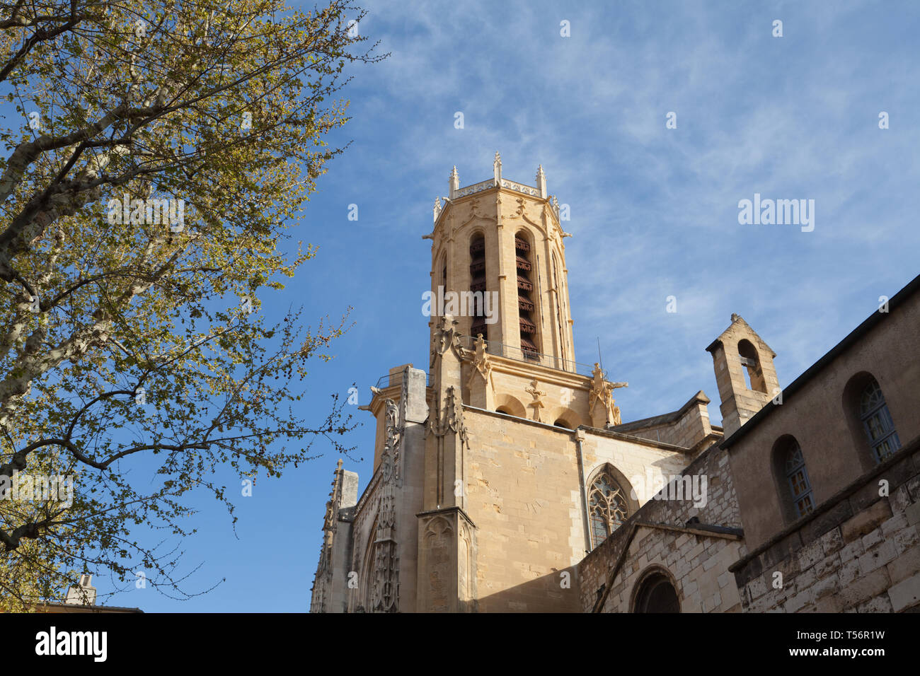 Cathédrale Saint-Sauveur, Aix-en-Provence, Provence-Alpes-Côte d'Azur, France. Stock Photo
