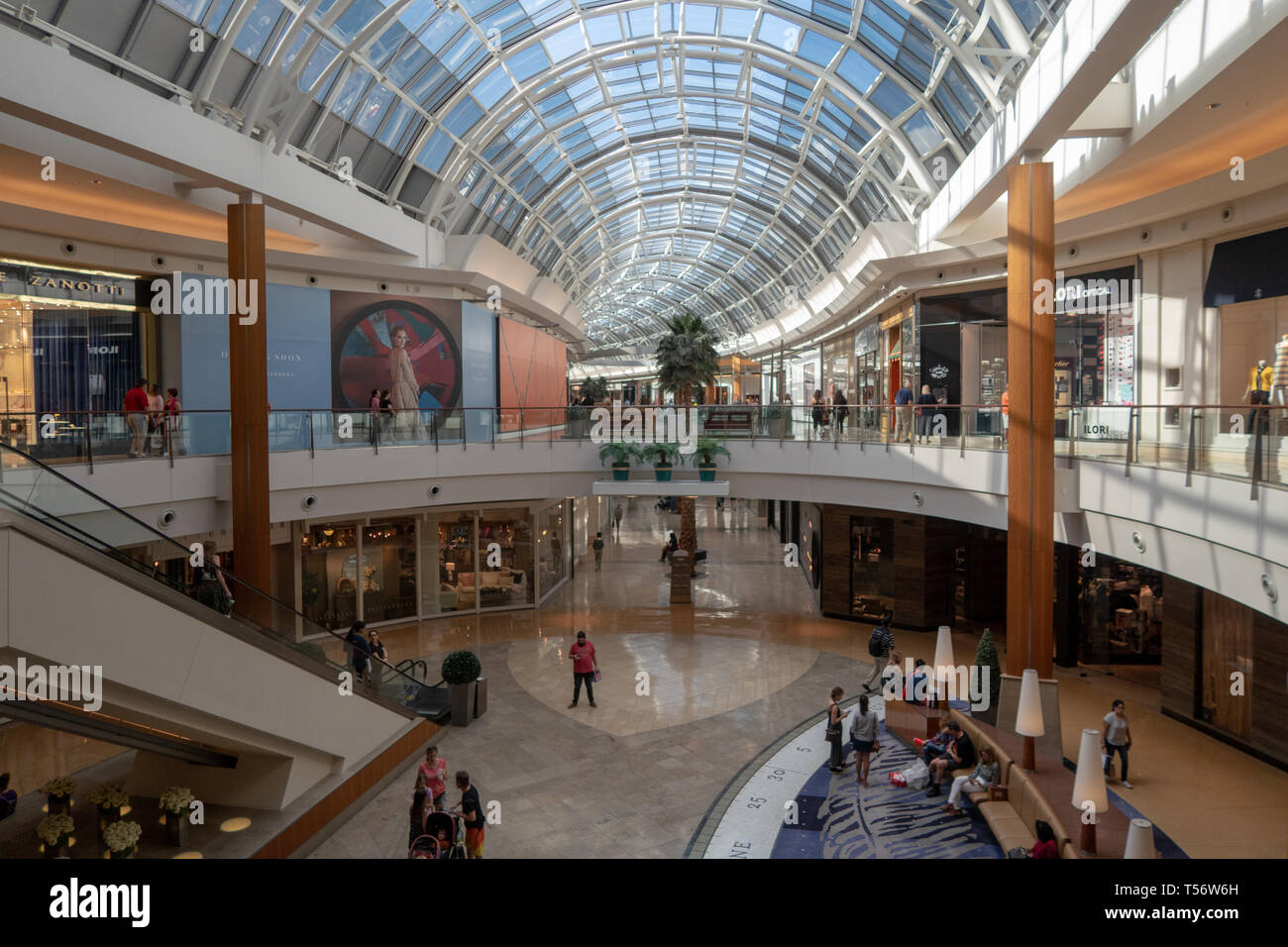 Orlando Florida,The Mall at Millenia,shopping shopper shoppers shop shops  market markets marketplace buying selling,retail store stores business  busin Stock Photo - Alamy