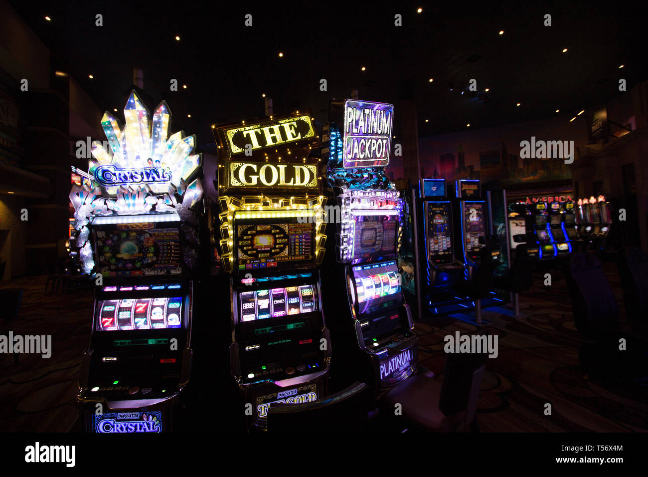 Casino interior slots hires stock photography and images Alamy