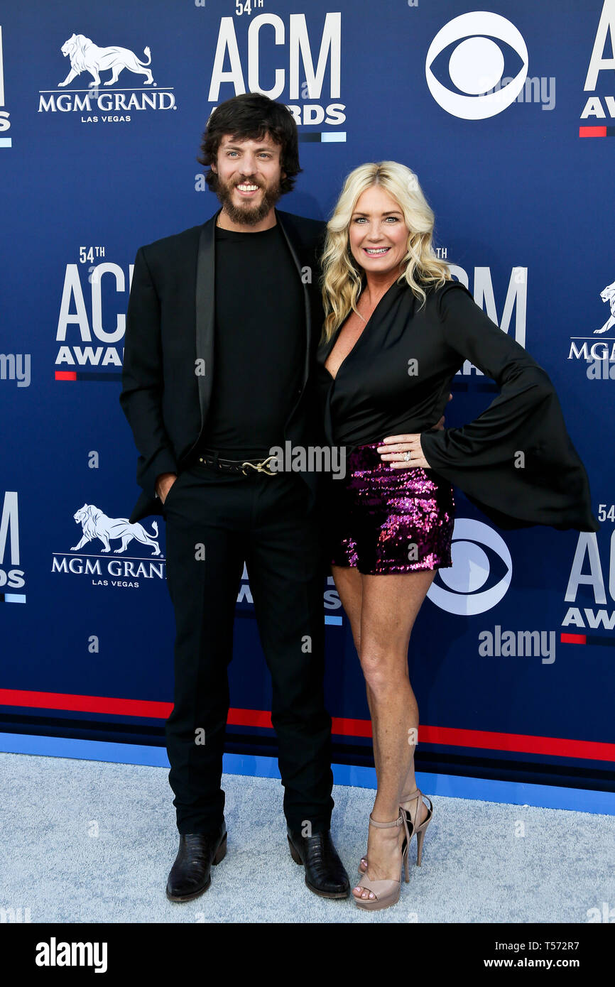 April 7, 2019 - Las Vegas, Nevada, United States - Chris Janson (L) and