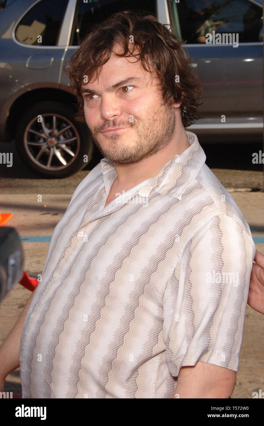LOS ANGELES, CA. June 12, 2006 Actor JACK BLACK at the world premiere