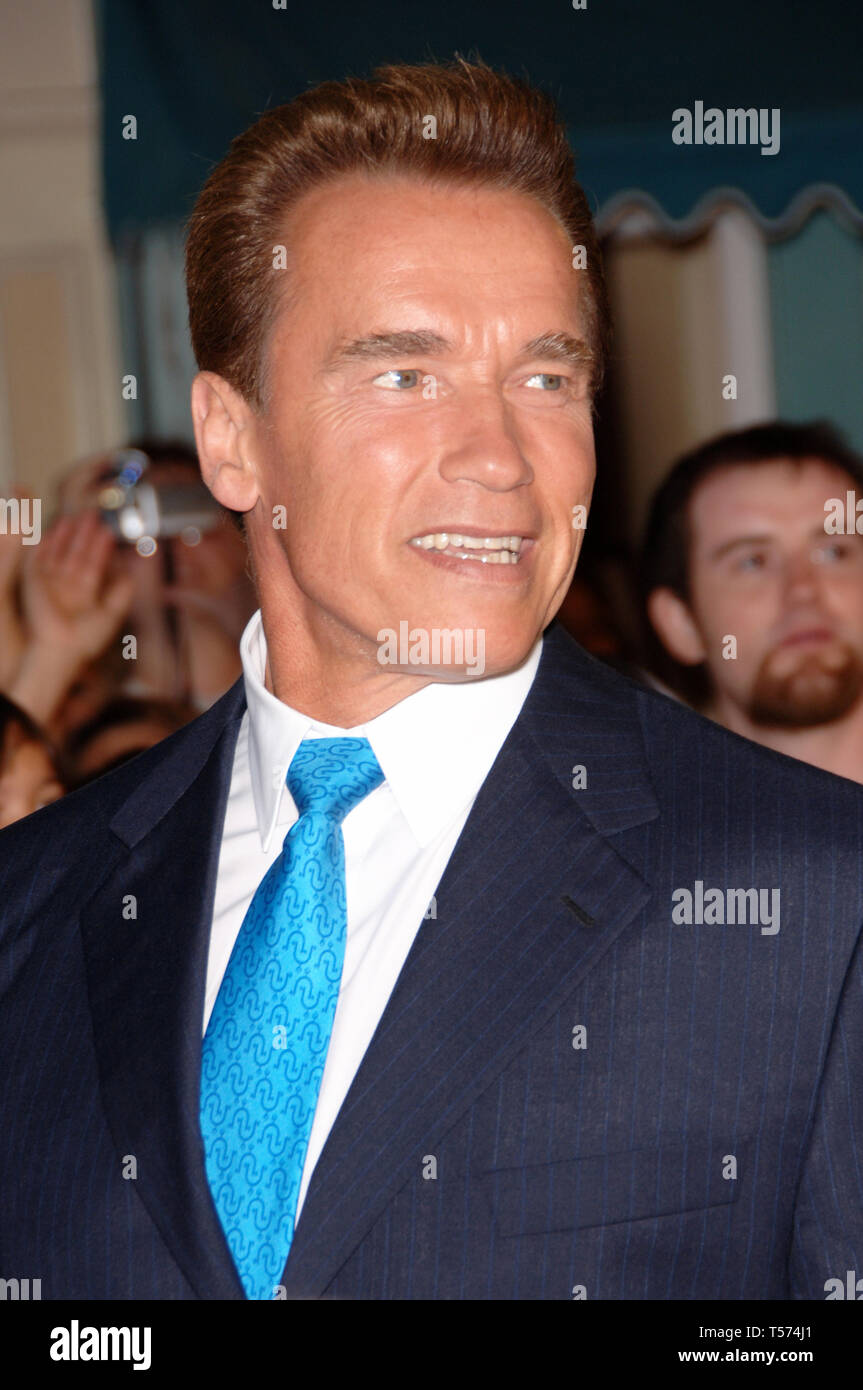 LOS ANGELES, CA. June 25, 2006: Actor & California Governor ARNOLD SCHWARZENEGGER at the world premiere of "Pirates of the Caribbean: Dead Man's Chest" at Disneyland, CA. © 2006 Paul Smith / Featureflash Stock Photo