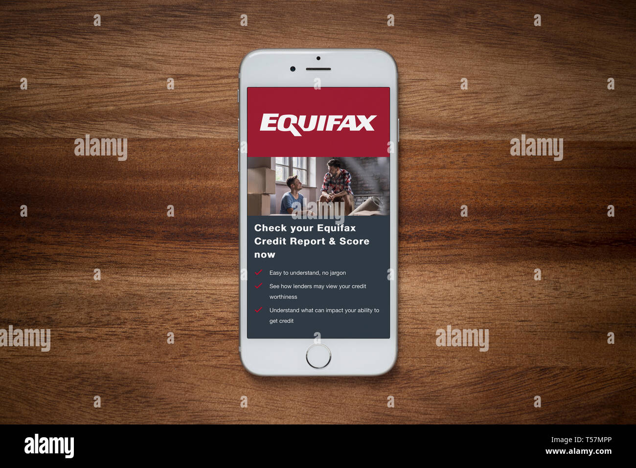Equifax smart phone hires stock photography and images Alamy