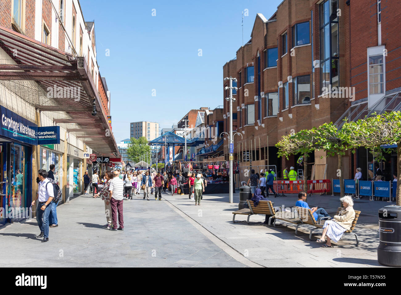 Pedestrianised St Anns Road, Harrow, London Borough of Harrow, Greater
