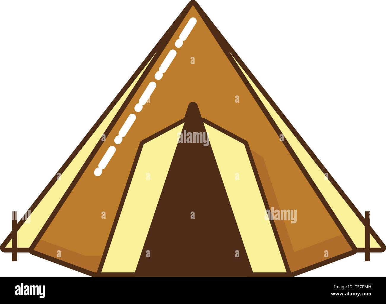 camping tent isolated icon Stock Vector Image & Art - Alamy