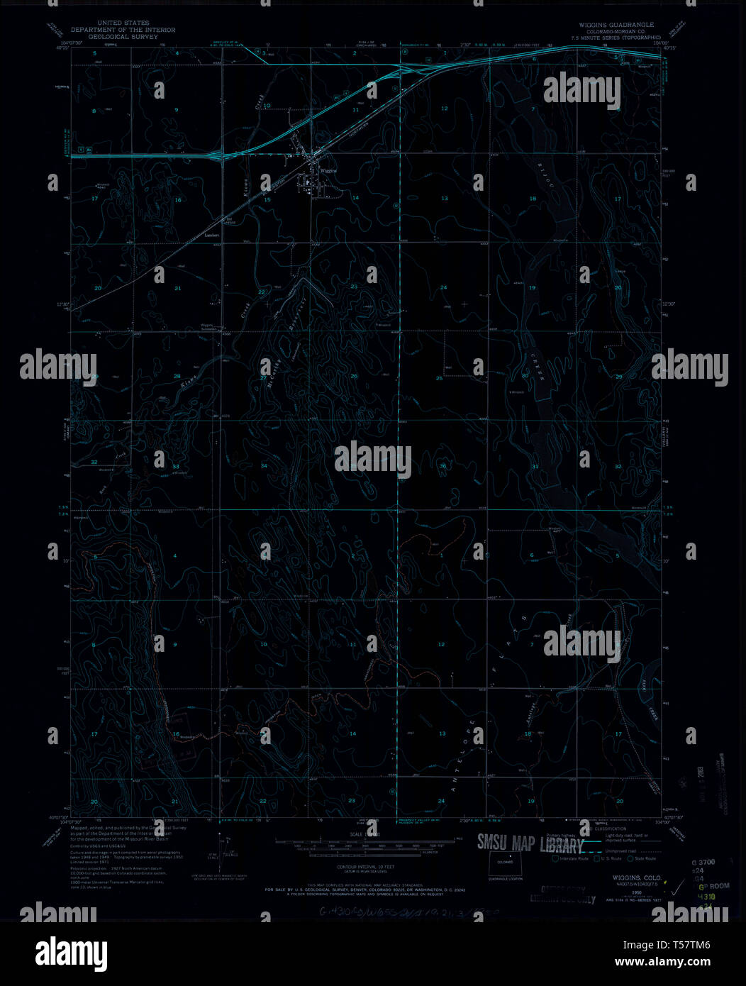 Map of wiggins hires stock photography and images Alamy