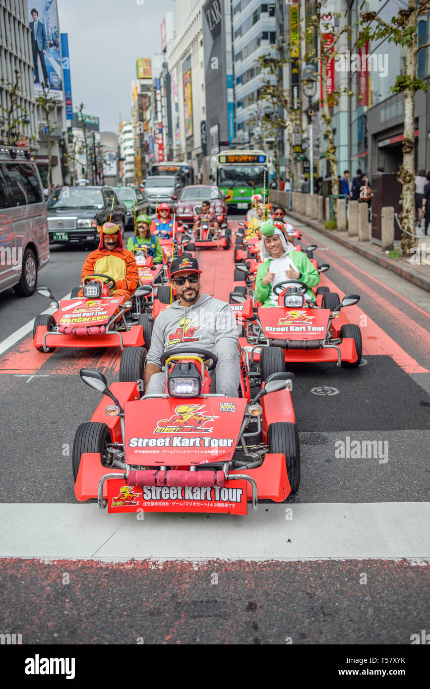 Tokyo shibuya mario kart hires stock photography and images Alamy