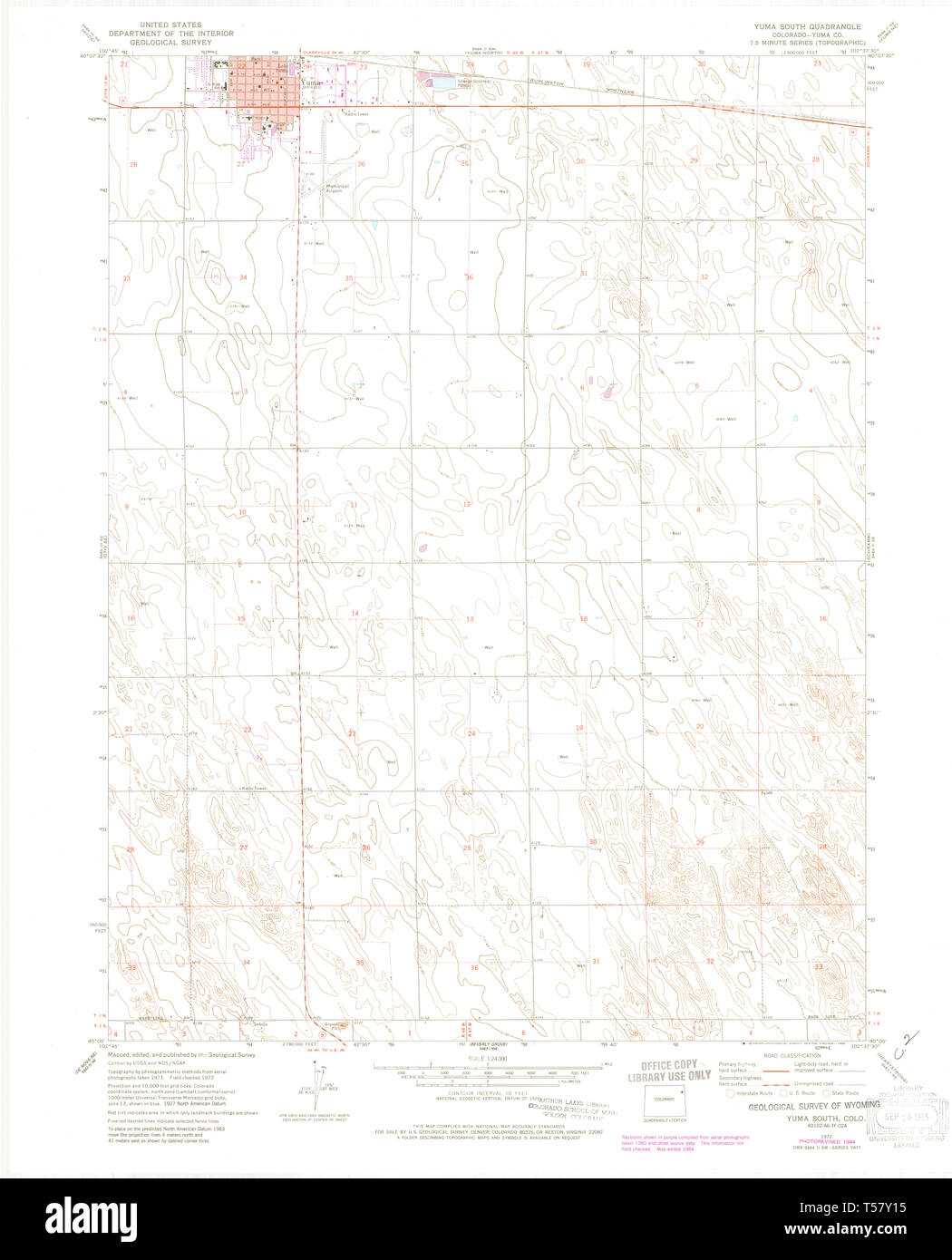 Yuma map Cut Out Stock Images & Pictures Alamy